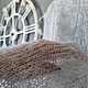 Джемпер/свитер женский вязаный паутинка с полосатыми рукавами. Джемперы. VALENTINA. Ярмарка Мастеров.  Фото №4