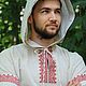 Рубаха в русском стиле "Наследие" небелёная. Рубашки мужские. Bereginyadress. Ярмарка Мастеров.  Фото №5