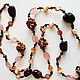 Длинные бусы из натуральных камней в розовых тонах. Бусы. France.Art.Life.Bijoux (francebijouxl). Ярмарка Мастеров.  Фото №4