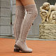 Demi-season boots ' Kristina'. High Boots. KnittedBoots. Online shopping on My Livemaster.  Фото №2