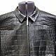 Men's jacket made of genuine crocodile leather and calfskin, Mens outerwear, St. Petersburg,  Фото №1