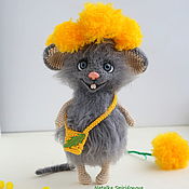 Куклы и игрушки handmade. Livemaster - original item Mouse, Sunny dandelion. Handmade.