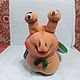 Snail. A gloved theatrical doll with moving horns. Puppet show. teatr.tati. My Livemaster. Фото №6