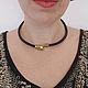 Чокер змейка на кожаном шнуре. Чокер. KSeniora jewelry. Ярмарка Мастеров.  Фото №5