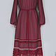 Order Linen dress with lace 'Cherry day'. Julia Linen tale. Livemaster. . Dresses Фото №3