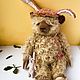 Мишка Тедди мохер 20 см | Teddy Bear OOAK 20 cm. Мишки Тедди. Nadja Lova. Ярмарка Мастеров.  Фото №4
