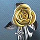 Earrings classic: Golden roses. Earrings. aleksandr5 (Aleksandr5). My Livemaster. Фото №5