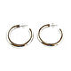 Order Large Ring Earrings, Massive Silver ring Earrings. Irina Moro. Livemaster. . Congo earrings Фото №3