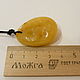 'Amber dried apricots ' K-665. Pendant. Amber shop (vazeikin). My Livemaster. Фото №6