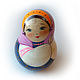 Tumbler 'Masha Matreshkina' (with bells). Dolls1. matrioska (mir-matrioshki). Online shopping on My Livemaster.  Фото №2