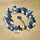Bracelet made of beads lapis lazuli stones and moonstone Sea. Bead bracelet. krasota-prirody. My Livemaster. Фото №5