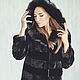 Beaver fur coat in black, Fur Coats, Moscow,  Фото №1