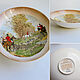 Винтажное круглое блюдо салатник Royal Worcester Palissy Англия. Блюдо. VintageMe. Ярмарка Мастеров.  Фото №6