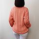  Женский свитер вязаный Абрикос. Джемперы. Ната Онипченко      CUTE-KNIT. Ярмарка Мастеров.  Фото №6