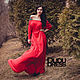 Заказать Платье в пол с рукавами летучая мышь. Dudu-dress. Ярмарка Мастеров. . Платья Фото №3