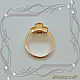 Order Ring 'BAGUETTE' gold 585 with natural citrines. MaksimJewelryStudio. Livemaster. . Rings Фото №3