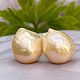 Honey poussettes with natural pearls, Stud earrings, Tolyatti,  Фото №1