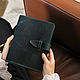 Leather Notebook Glider Diary on rings. Diaries. KulikovCraft. Ярмарка Мастеров.  Фото №7