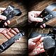 Сумка кожаная BOSTON Blackcat с клапаном Чёрная кожа Длинный ремень. Классическая сумка. мастер Андрей (wesmont). Ярмарка Мастеров.  Фото №5