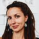 Серебряные серьги с бирюзой Хранители Пространства. Серьги классические. Точка Ветра. Ярмарка Мастеров.  Фото №4