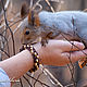 Bracelet made of wooden washers with a picture, Bead bracelet, Irkutsk,  Фото №1