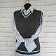 Grey knitted vest. Vests. Knitted Things For All (matronka). My Livemaster. Фото №4