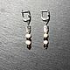 Earrings pearl and garnet. Earrings. oko-siriusa. Online shopping on My Livemaster.  Фото №2