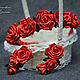 The rim is a wreath of roses. Headband. KristinaRubina. Online shopping on My Livemaster.  Фото №2