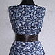 Jeans-stretch Design no. №1 - Flowers. Fabric. Ya-shveya. Online shopping on My Livemaster.  Фото №2