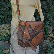 Сумки и аксессуары handmade. Livemaster - original item Art shoulder Bag Sovushka. Handmade.