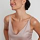Топ из тенселя Dust pink. Топы. 8 HORAS OF SILK. Интернет-магазин Ярмарка Мастеров.  Фото №2
