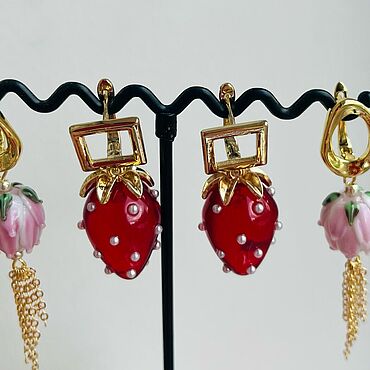 Украшения ручной работы. Ярмарка Мастеров - ручная работа Серьги. Handmade.