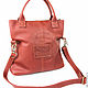 Womens leather bag 'Amelie' Brusnichka. Classic Bag. Russian leather Guild. My Livemaster. Фото №4