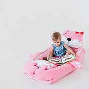 Гнездышко для ребёнка 0-3 года / Кокон / Мобильная кроватка «Арчи»