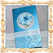 Открытки handmade. Livemaster - original item Cards with embroidery: Moonlight Flower. Handmade.