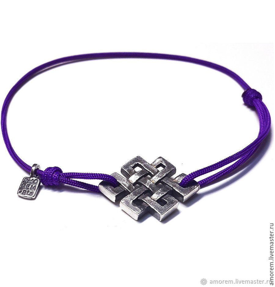 Mystical Knot Bracelet, 925 silver, Bracelet thread, Moscow,  Фото №1