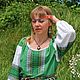 Russian linen Kupava dress, in the Slavic style. Folk dresses. Kupava - ethno/boho. My Livemaster. Фото №5