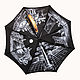 El paraguas-bastón con el dibujo de la mano con vistas de san petersburgo. Umbrellas. BelkaStyle - handmade and design. Интернет-магазин Ярмарка Мастеров.  Фото №2