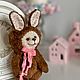 Мишка тедди в костюме зайчика. Мишки Тедди. Катерина (mirteddy). Ярмарка Мастеров.  Фото №4