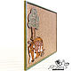 Cork notes board "Fox family". Note boards. corkdesigner (corkdesigner). Online shopping on My Livemaster.  Фото №2