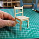 Chair for 1/12 Dollhouse, Doll furniture, Moscow,  Фото №1