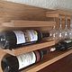 Shelf for wine. Shelves. WOODKITA. Online shopping on My Livemaster.  Фото №2