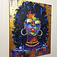 Painting African Interior Buy Painting African Woman. Pictures. Vladyart. My Livemaster. Фото №6