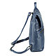 Artemis leather backpack (blue). Backpacks. Russian leather Guild. Online shopping on My Livemaster.  Фото №2