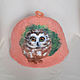  a hat for a bath with an owl. Bath accessories. shopofartstp. Online shopping on My Livemaster.  Фото №2