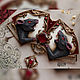 Order Brooch-pin: ' Keepers of the Stone Heart'. House Of The Moon Dew. Livemaster. . Brooches Фото №3