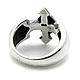 Заказать Кольцо из серебра Cross Skull ARR37-06. Blacksilver. Ярмарка Мастеров. . Кольца Фото №3