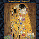 Klimt tie. Original painting. Ties. Exclusive hand painted. My Livemaster. Фото №5