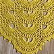 Косынка из хлопка крючком. Косынка кроше. Лимонная косынка. Косынки. Multi Color Crochet (voronkova-olga). Ярмарка Мастеров.  Фото №9