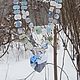 Заказать Комплект "Зимний день" колье и серьги. PrettySarafan. Ярмарка Мастеров. . Комплекты украшений Фото №3
